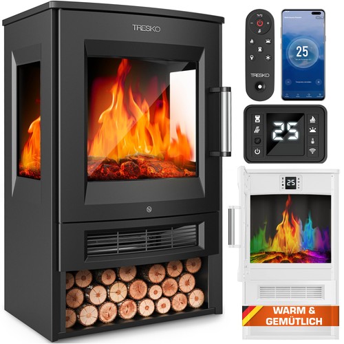 Tresko camino elettrico - tresko®, con