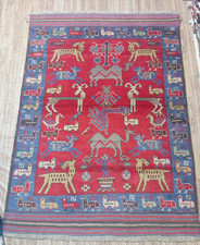 Tappeto di lana Balochi fatto