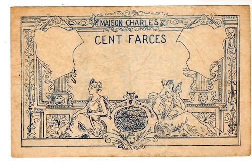 Vecchia banconota 100 farse - vecchia,